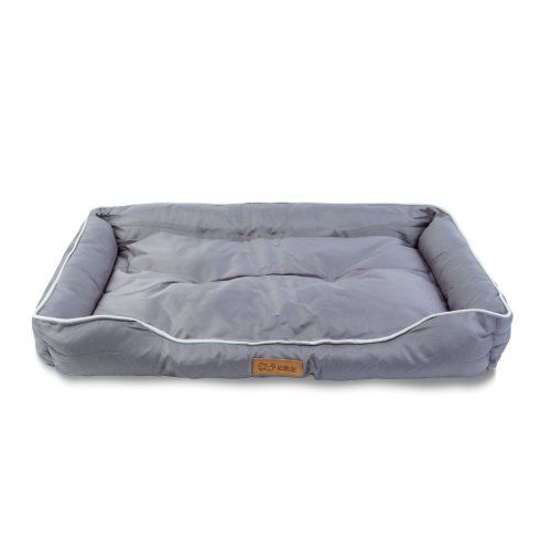 Psí pelíšek – 87 x 59 x 13 cm – šedý
