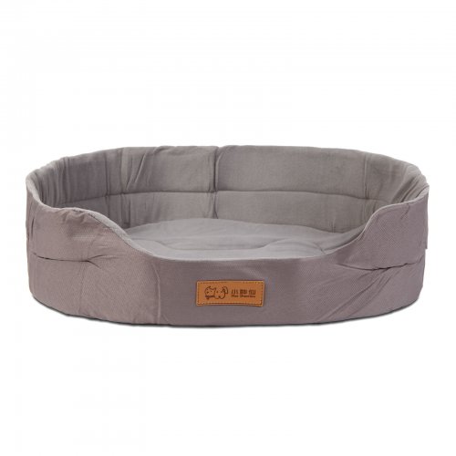 Psí pelíšek – 100 x 68 x 15 cm – šedý