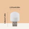 Sada Mini USB nočních lamp Teplá bílá 10 ks