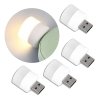 Sada Mini USB nočních lamp Teplá bílá 10 ks