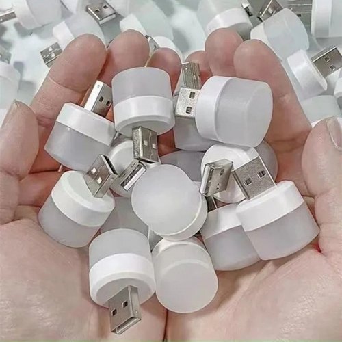 Sada Mini USB nočních lamp Teplá bílá 10 ks