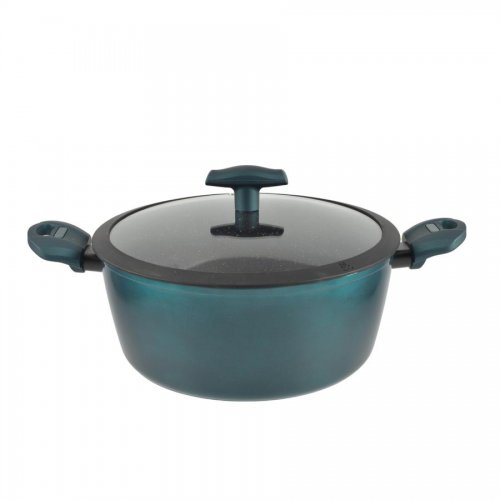 Sea Line nepřilnavý hliníkový hrnec se skleněnou poklicí 28 cm, 6,1 l, indukční