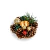 Adventní dekorace - s držákem na svíčky - 6 druhů - 13 cm