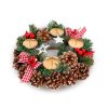 Adventní dekorace - s držákem na svíčky - 30 cm