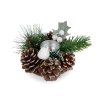Adventní dekorace - s držákem na svíčky - 6 druhů - 13 cm