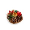 Adventní dekorace - s držákem na svíčky - 6 druhů - 13 cm