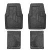 Univerzální sada gumových podložek do auta – 72 x 47 cm, 71 x 43,5 cm – PVC – černá
