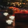 LED dekorace – ledový krystal – na baterie – 4 ks / balení