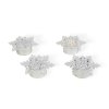 LED dekorace – ledový krystal – na baterie – 4 ks / balení