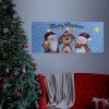 Vánoční LED obrázek – s věšákem na stěnu, 2 x AA, 70 x 30 cm