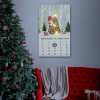 LED nástěnný kalendář – 3 teplé bílé LED – 30 x 50 cm