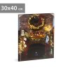 Vánoční LED obraz – s věšákem na stěnu, 2 x AA, 30 x 40 cm