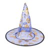 Klobouk čarodějnice na Halloween – 4 barvy, polyester – 38 x 34 cm