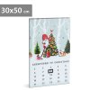 LED nástěnný kalendář – 3 teplé bílé LED – 30 x 50 cm
