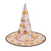 Klobouk čarodějnice na Halloween – 4 barvy, polyester – 38 x 34 cm