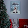 Vánoční LED obrázek – s věšákem na stěnu, 2 x AA, 30 x 40 cm