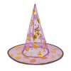 Klobouk čarodějnice na Halloween – 4 barvy, polyester – 38 x 34 cm