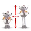 Vánoční sob - teleskopické nohy - 45 - 60 cm