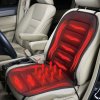 Vyhřívaný potah na sedadlo – se zástrčkou do autozapalovače – černý