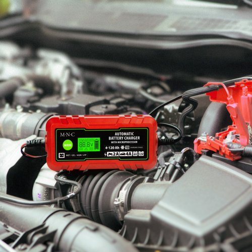 Nabíječka autobaterie - 230 V - 2 A / 4 A - automatická