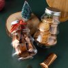 Dóza na bonbóny a snacky ve tvaru vánočního stromečku