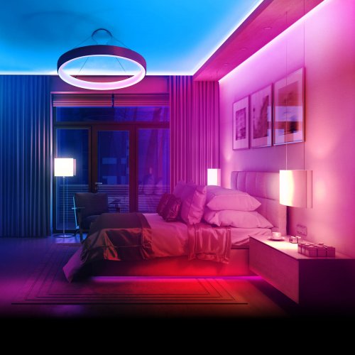 RGB LED pásek – 5 m – 220-240V – 5050 SMD – 30 LED/m – 7,2W/m