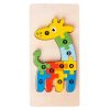 3D Montessori dřevěná puzzle hra