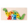 3D Montessori dřevěná puzzle hra