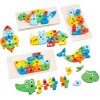3D Montessori dřevěná puzzle hra