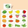 16 dílná Montessori puzzle karetní hra