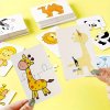 16 dílná Montessori puzzle karetní hra