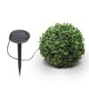 Solární zimostráz – závěsný – 25 cm – 20 teplých bílých LED