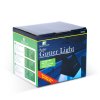 Solární světlo na okap - 6 studených bílých SMD LED - černé