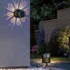 Solární dekorační lampa – na stěnu / stojací – 8 x 9 cm – 1 teplá bílá SMD LED