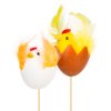Velikonoční dekorace – kuřátko, slepice – zapichovací – 28 cm