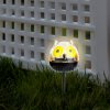 LED solární lampa – sova – studená bílá – žlutá – 150 x 50 x 50 mm