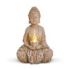 Solární Buddha - 1 LED - 12,5 x 8,5 x 19 cm - 2 druhy