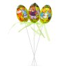 Velikonoční dekorace – sada vajíček – zapichovací – 21 cm – 6 ks / balení