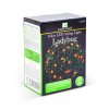 Solární LED světelný řetěz – beruška – 2,4 m – 25 LED – teplá bílá