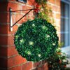 Solární zimostráz – závěsný – 25 cm – 20 teplých bílých LED