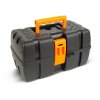 Otevřená taška na nářadí s podnosem – trojitý podnos – plast – 37 x 23 x 21 cm