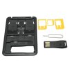  5v1 mini adaptér pro konverzi SIM karty s čtečkou micro SD karet