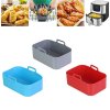 Čtvercová silikonová forma do horkovzdušné fritézy