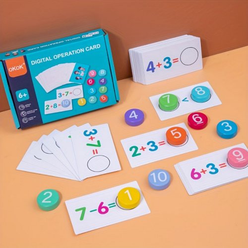Montessori dřevěná edukační hra – matematické operace