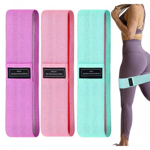 sada fitness pásů – 3 různé úrovně odporu