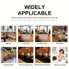 Jednobarevná polyesterová pasová zástěra s kapsou pro muže i ženy – vhodná do restaurací, pro pokladní, baristy, do juice barů a kaváren