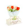 Dekorace z umělých rostlin – tulipán – 24,5 x 11,5 x 40 cm