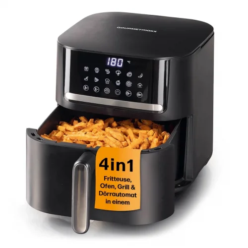 Gourmetmaxx Horkovzdušná Fritéza / Airfryer Digitální 6L 4 v 1