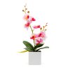 Umělá rostlina dekorace – orchidej – 3 druhy – 37 cm