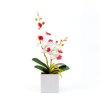 Umělá rostlina dekorace – orchidej – 3 druhy – 37 cm